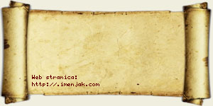 Dina Nenadić vizit kartica